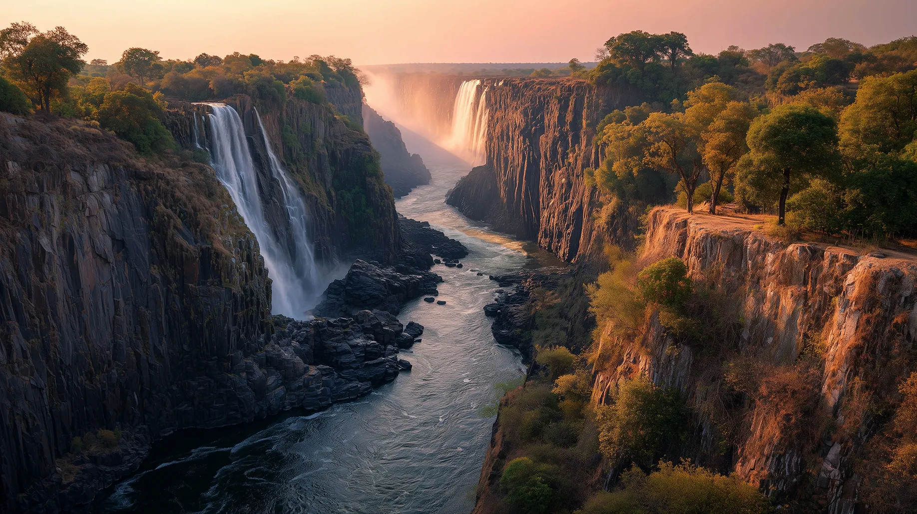 Victoria falls background